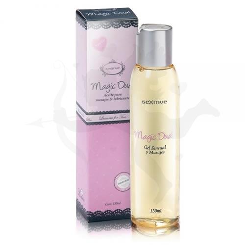 Magic Dual - Aceite para masajes & Lubricantes.  Aroma: Caramelo 100ml